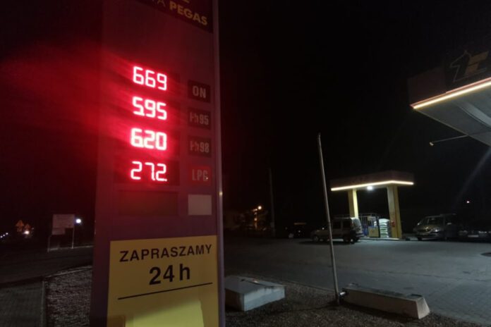 Ceny paliw na stacjach