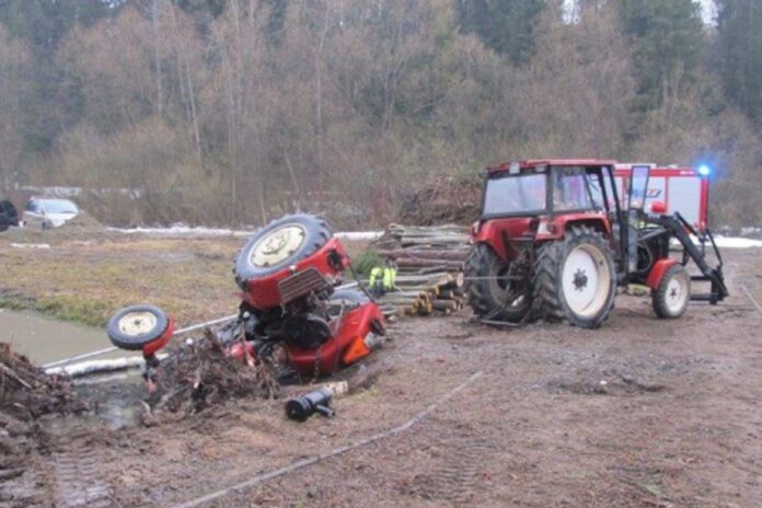 Tragiczny wypadek z udziałem traktorzysty